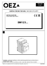 OEZ SM123 Series Instructions For Use preview