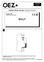 OEZ SV-LT Instructions For Use preview