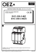 OEZ SVC-350-3-MZ Instructions For Use Manual предпросмотр