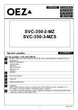 Предварительный просмотр 5 страницы OEZ SVC-350-3-MZ Instructions For Use Manual