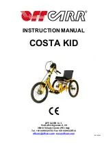 OFF CARR COSTA KID Instruction Manual preview