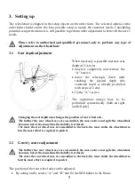 Preview for 9 page of OFF CARR FENICE Instruction Manual