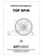 OFF CARR TOP SPIN Instruction Manual preview