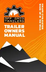 OFF GRID TRAILERS EXPEDITION 2.0 Owner'S Manual preview