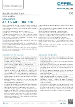 Preview for 1 page of Offel AT-1T 2ATT Series User Manual