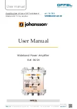 Предварительный просмотр 1 страницы Offel Johansson 9654 User Manual