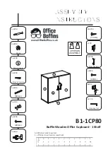 Предварительный просмотр 1 страницы Office Boffins B1-1CP80 Assembly Instructions