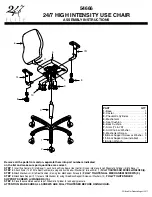 Preview for 2 page of Office Star Products 24/7 ELITE 54666 Operating Instructions