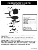 Preview for 2 page of Office Star Products 8120 Operating Instructions