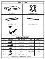 Предварительный просмотр 2 страницы Office Star Products ANDREA ADR789-BK Assembly Instructions