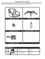 Preview for 2 page of Office Star Products Ave Six BRISTOL BRL26 Manual