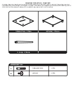 Preview for 2 page of Office Star Products AVE SIX BROOKLYN MG0922S-NB Assembly Instructions