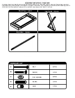 Preview for 2 page of Office Star Products AVE SIX LANE LAN25ES Assembly Instructions