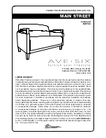 Preview for 1 page of Office Star Products AVE-SIX MAIN STREET MST52 Manual