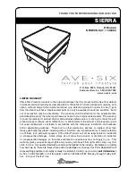 Preview for 1 page of Office Star Products AVE-SIX SIERRA SRA905-C47 Manual