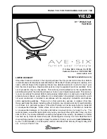 Preview for 1 page of Office Star Products Ave Six YIELD YLD5130 Assembly Instructions