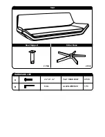 Предварительный просмотр 3 страницы Office Star Products AVE-SIX YIELD YLD5372 Assembly Instructions