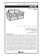 Office Star Products AVENUE-SIX ASHTON ASN52 Manual предпросмотр