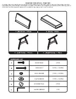 Preview for 2 page of Office Star Products Avenue Six DAVIS DVS52 Assembly Instructions