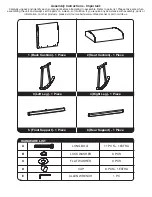 Предварительный просмотр 2 страницы Office Star Products AVENUE SIX GAINSBOROUGH GANE Assembly Instructions