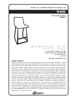 Office Star Products Avenue Six NASH Assembly Instructions preview