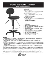 Office Star Products DC430 Operating Instructions preview