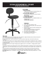 Office Star Products DC430 Operating Instructions предпросмотр