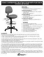 Office Star Products DC800 Operating Instructions preview