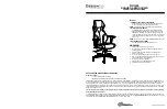 Предварительный просмотр 1 страницы Office Star Products Designlab ROG25 Operating Instructions