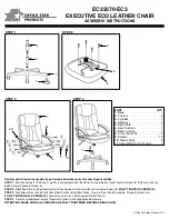 Предварительный просмотр 2 страницы Office Star Products EC22070-EC3 Operating Instructions