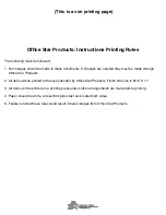 Preview for 3 page of Office Star Products EM20200-3 Operating Instructions