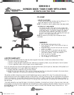 Preview for 1 page of Office Star Products EM20222-3 Instructions