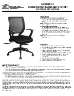 Office Star Products EM51022N-3 Operating Instructions preview