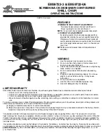 Office Star Products EM59722-3 Operating Instructions предпросмотр