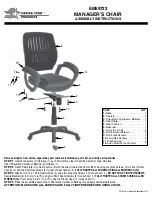 Preview for 2 page of Office Star Products EM59722 Operating Instructions