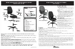 Preview for 2 page of Office Star Products EX2651 Operating Instructions