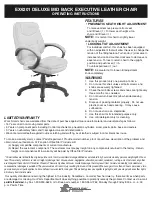 Preview for 1 page of Office Star Products EX6201 Operating Instructions