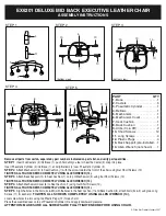 Предварительный просмотр 2 страницы Office Star Products EX6201 Operating Instructions