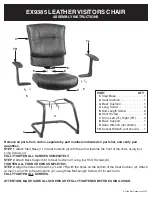 Preview for 2 page of Office Star Products EX9385 Operating Instructions