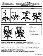 Preview for 2 page of Office Star Products FL2604C Operating Instructions
