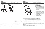 Preview for 1 page of Office Star Products FL3224G Operating Instructions