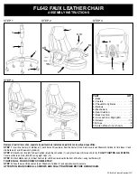 Preview for 2 page of Office Star Products FL642 Operating Instructions