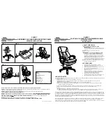 Предварительный просмотр 2 страницы Office Star Products FL9097 Assembly Instructions