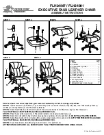 Предварительный просмотр 2 страницы Office Star Products FLH24987 Operating Instructions