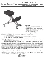 Preview for 1 page of Office Star Products KCW773 Operating Instructions