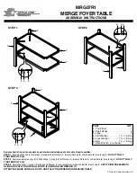 Предварительный просмотр 2 страницы Office Star Products MERGE FOYER Operating Instructions