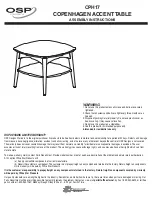 Office Star Products OSP Designs COPENHAGEN CPH17 Assembly Instructions preview