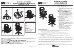 Preview for 2 page of Office Star Products Pro ECH620636 Operating Instructions