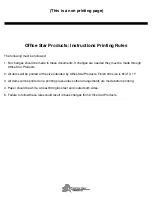 Preview for 3 page of Office Star Products Pro-Line II 7600 Operating Instructions