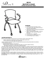 Preview for 1 page of Office Star Products Pro-Line II 84330 Operating Instructions